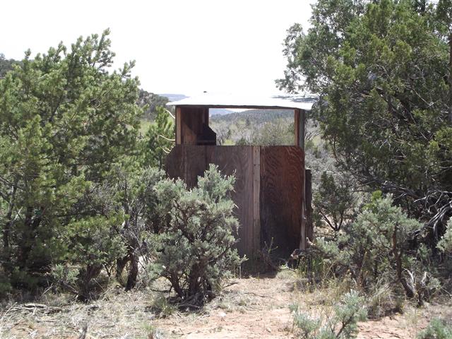 Outhouse at Wild Turkey Camp